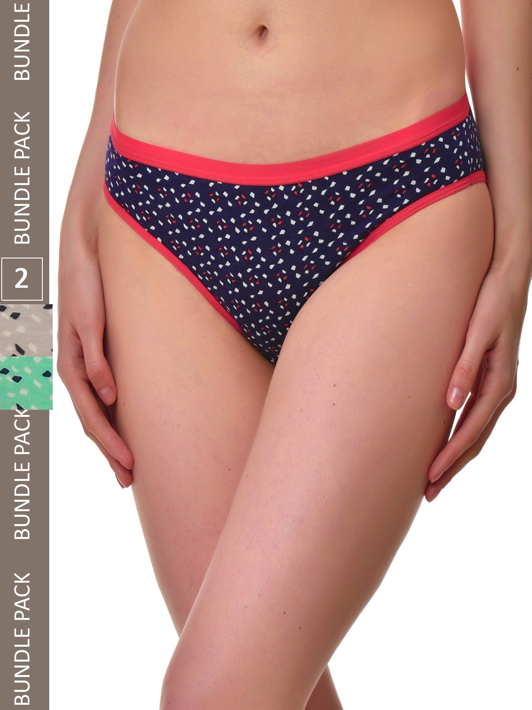 

UNMADE Women Pack Of 3 Assorted Bikini Briefs