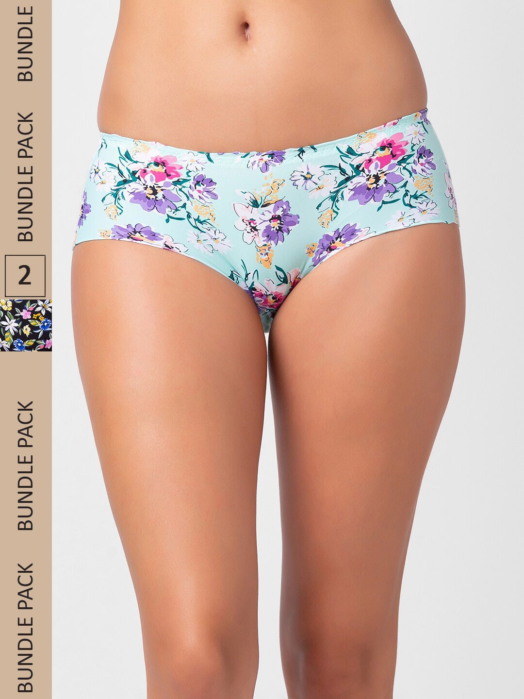 

FashionRack Women Pack Of 2 Assorted Hipster Briefs