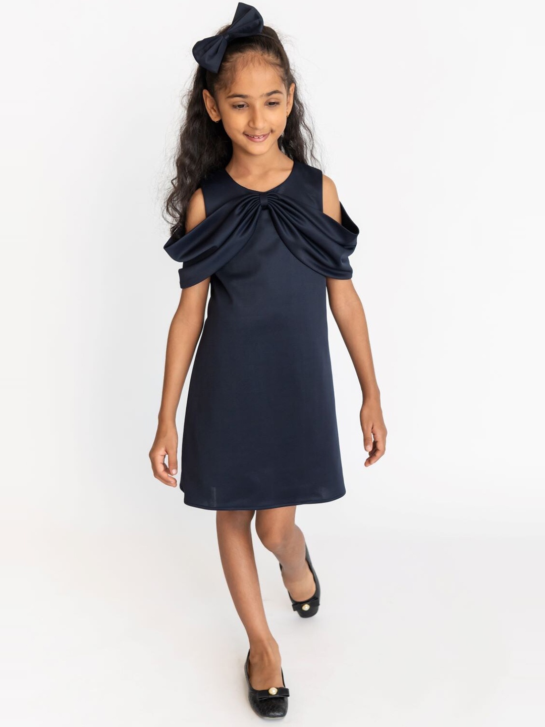 

A Little Fable A-Line Dress, Navy blue