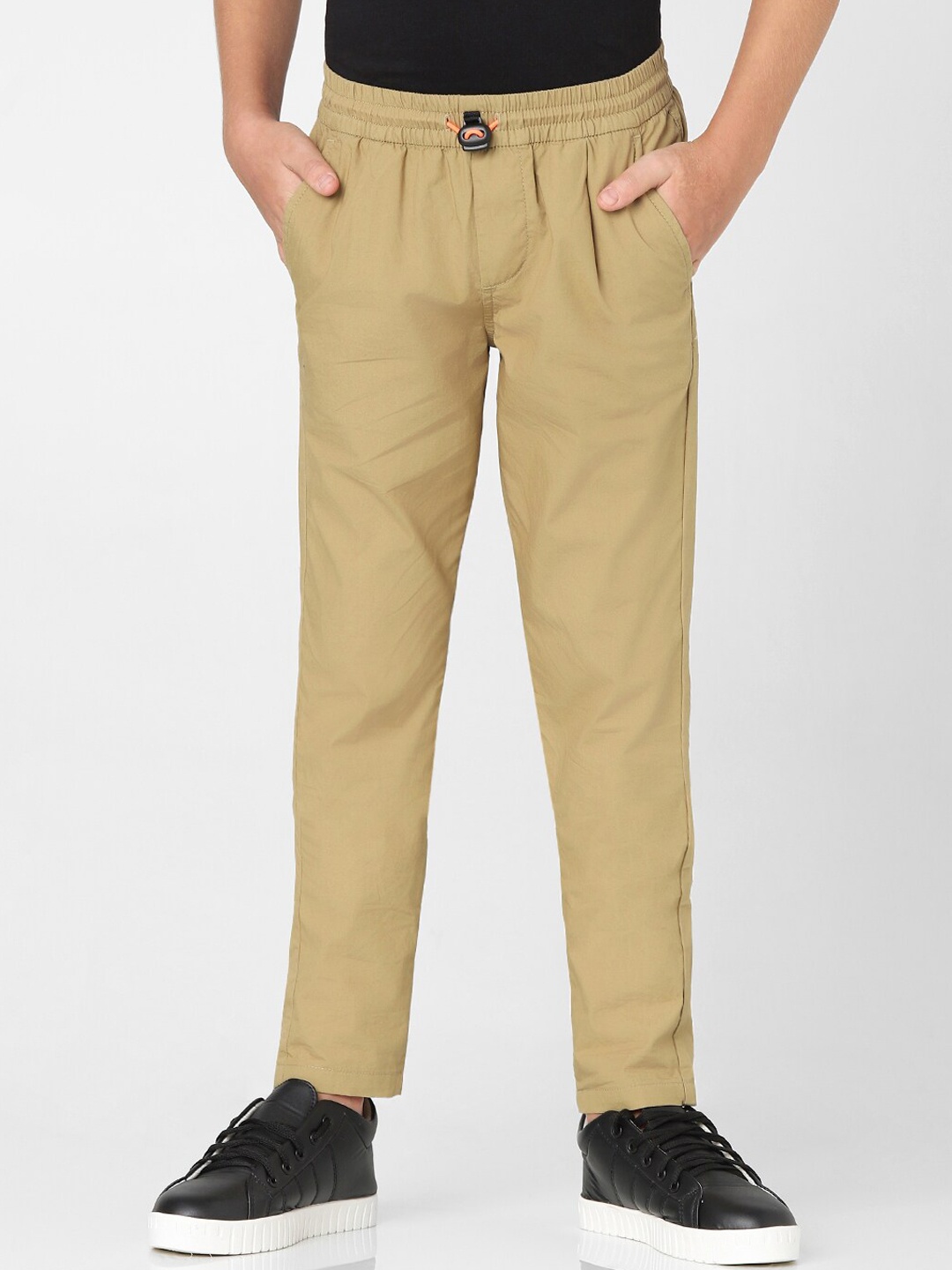 

Jack & Jones Junior Boys Cotton Chinos Trousers, Beige
