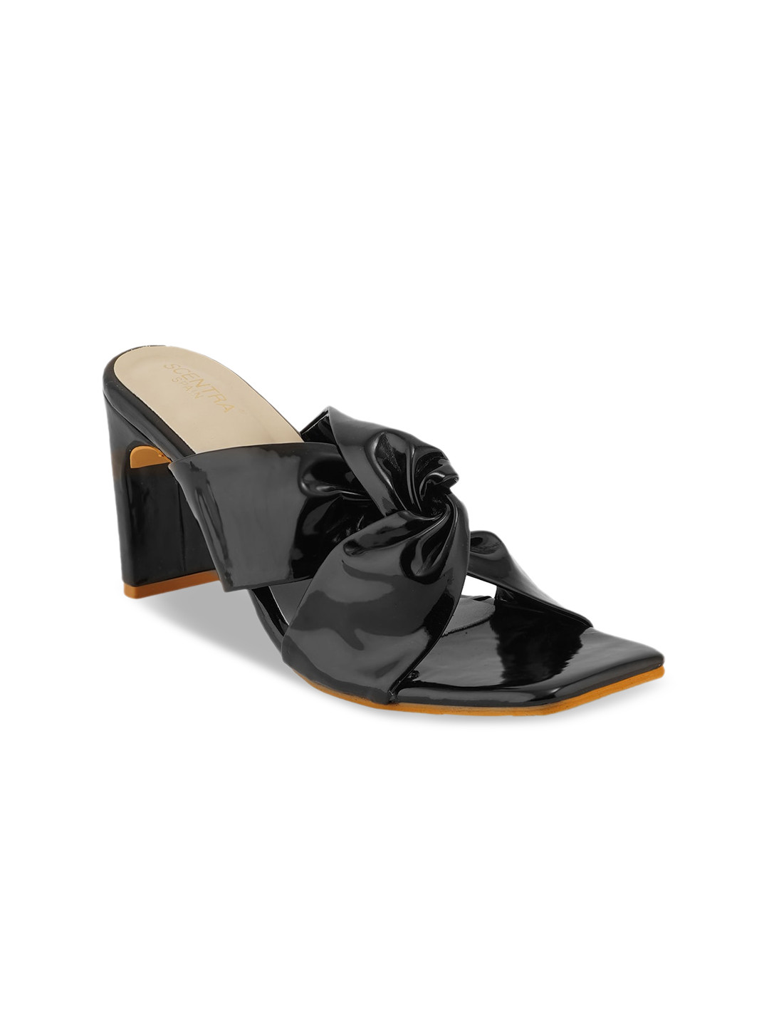 

SCENTRA Women Solid Block Heels, Black