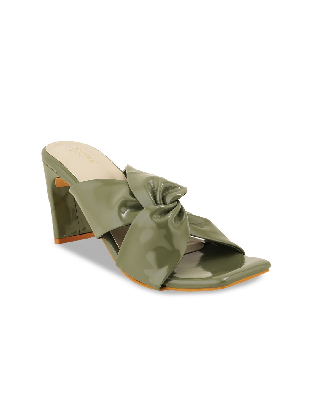 

SCENTRA Party Slim Heels with Bows, Green