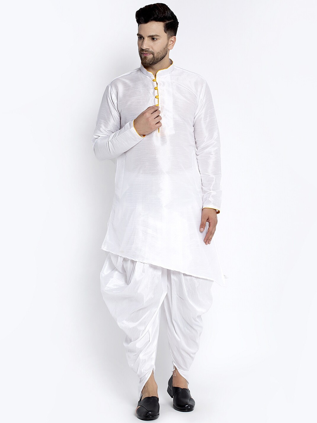 

Benstoke Men Kurta with Harem Pants, White