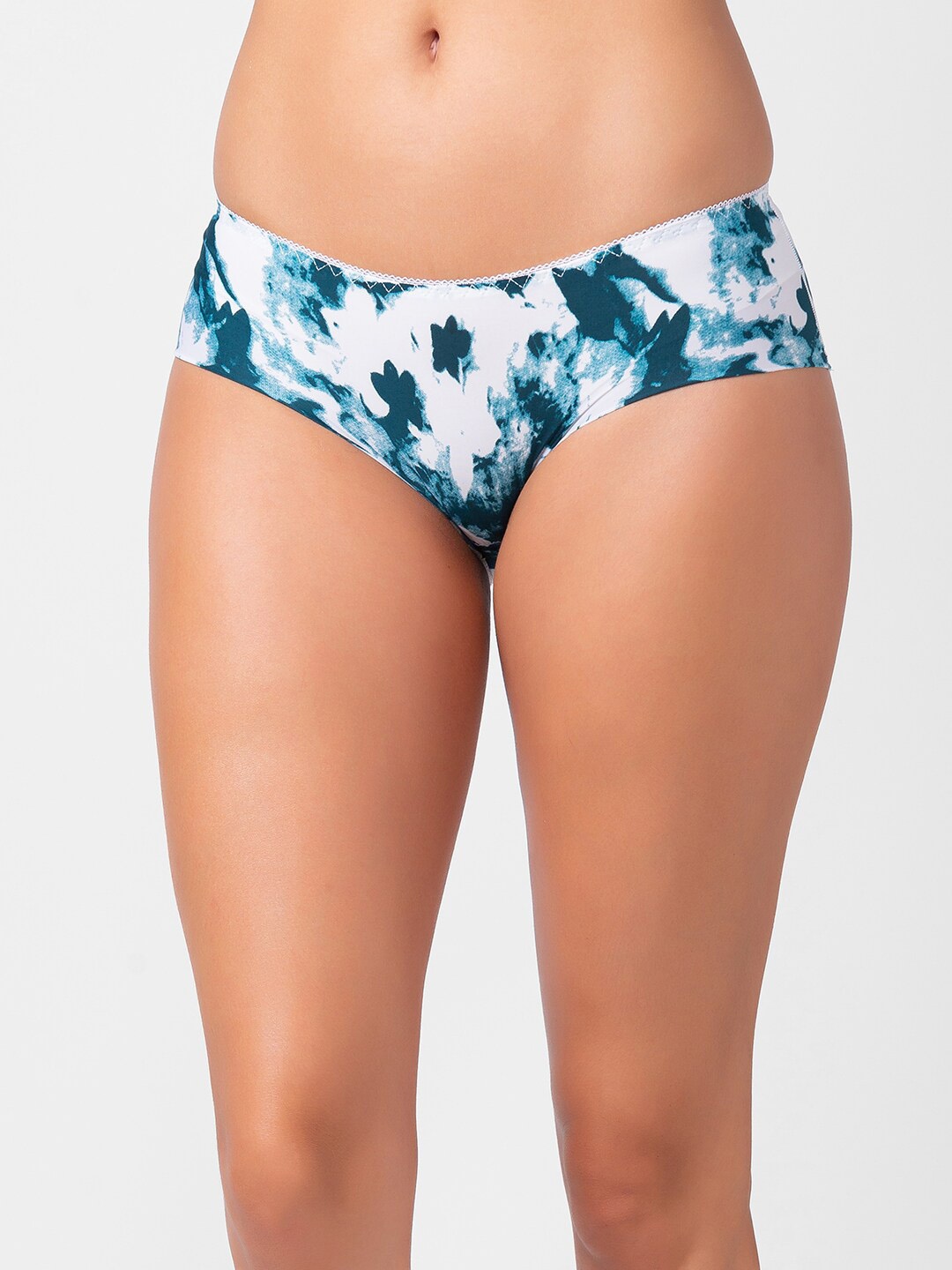

FashionRack Women Printed Hipster Briefs, White