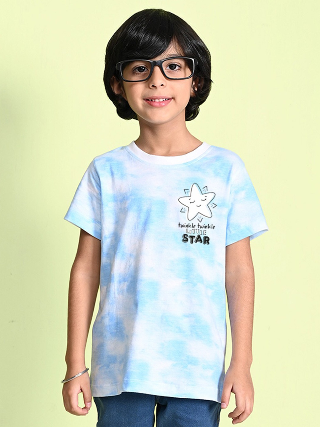 

NUSYL Boys Tie and Dye Dyed T-shirt, Blue