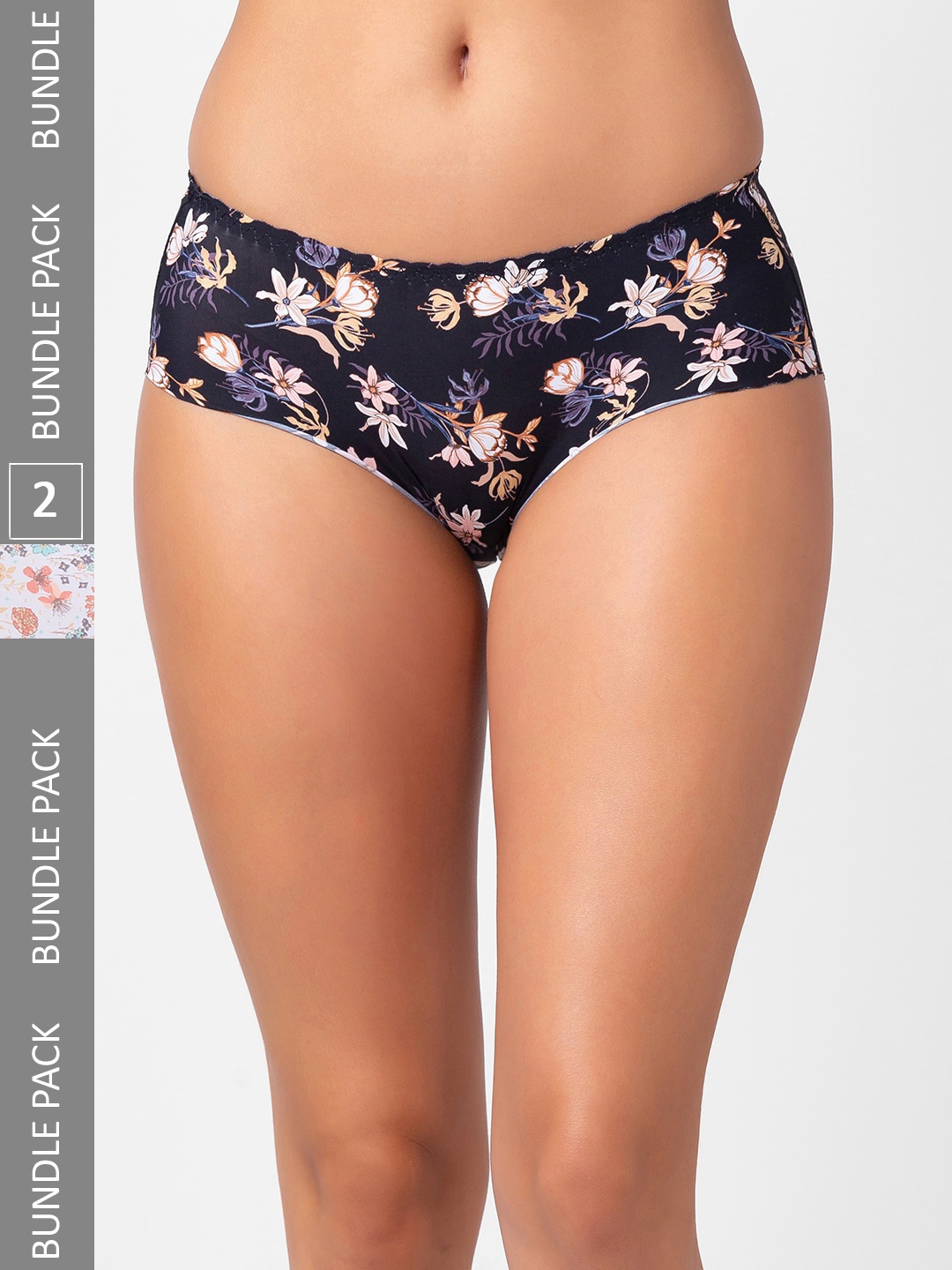 

FashionRack Women Pack Of 2 Assorted Hipster Briefs