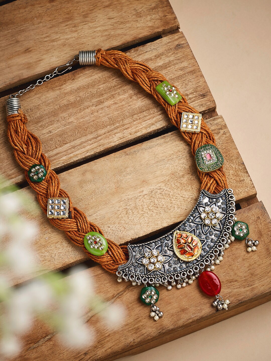 

ATIBELLE German Silver-Plated Necklace