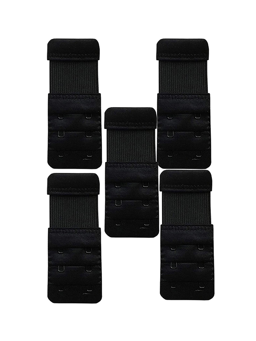 

AROUSY Pack Of 5 Bra Extenders, Black