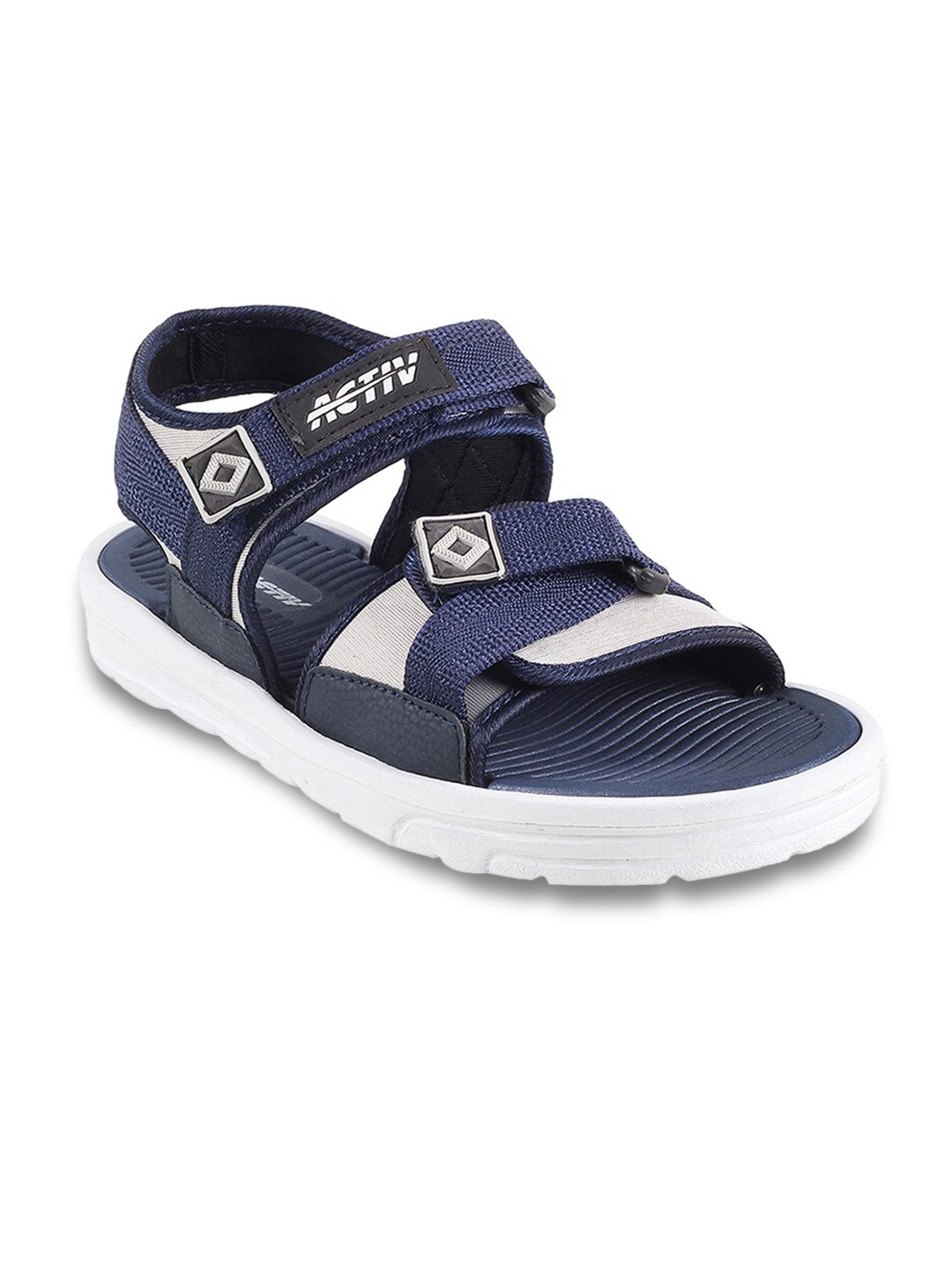 

WALKWAY by Metro Men Velcro Comfort Sandals, Blue