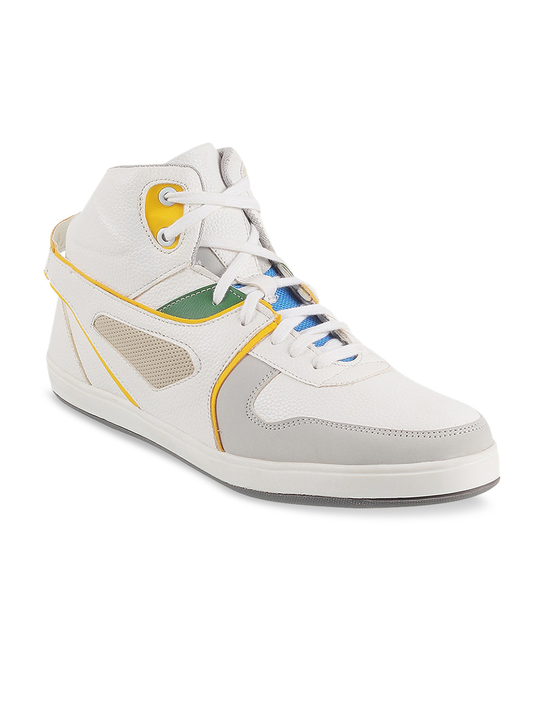 

WALKWAY by Metro Men Colourblocked Sneakers, Off white
