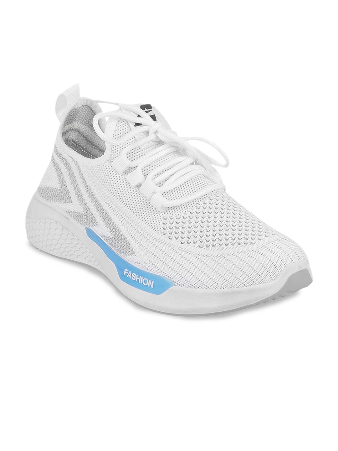

WALKWAY by Metro Men Woven Design Sneakers, White