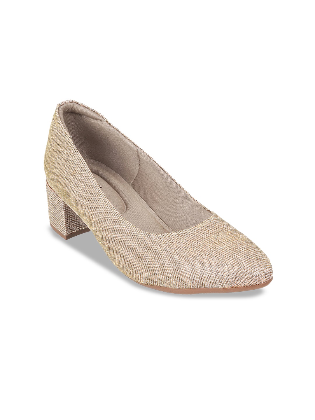 

Mochi Women Embellished Block Pumps, Pink
