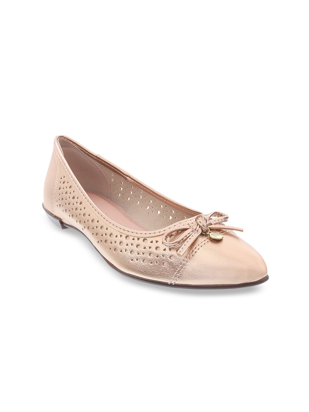 

Mochi Women Ballerinas with Bows Flats, Pink