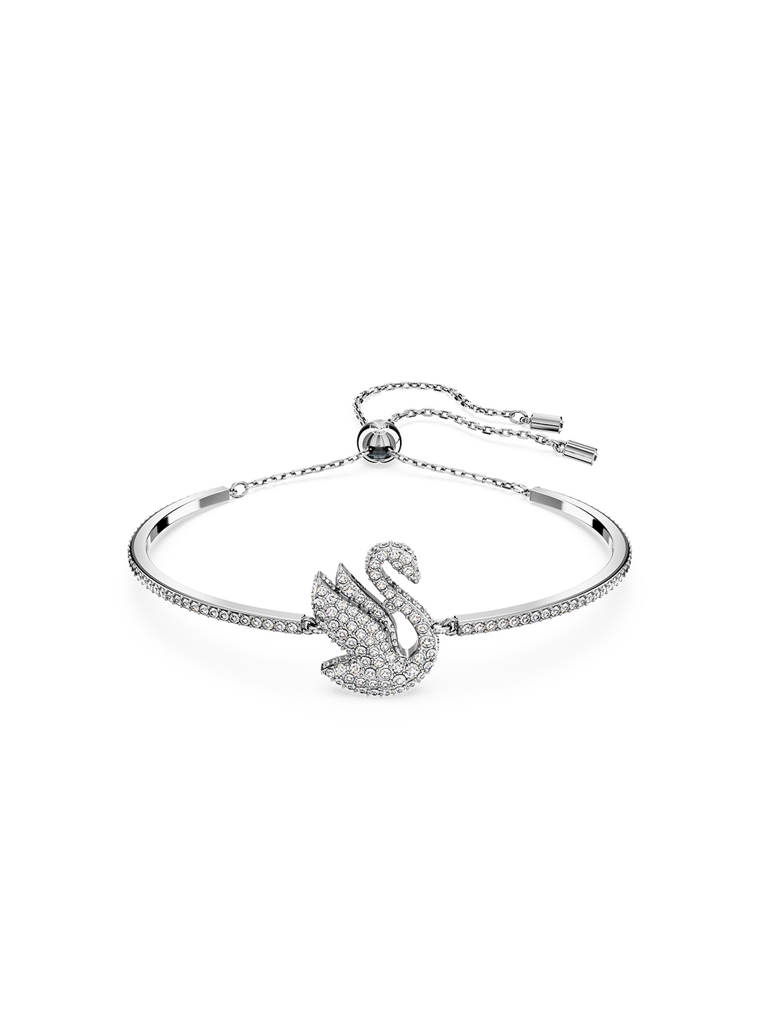 

SWAROVSKI Women Iconic Swan:Soft Bracelet XS Cry/Rhs S Bracelet, Silver