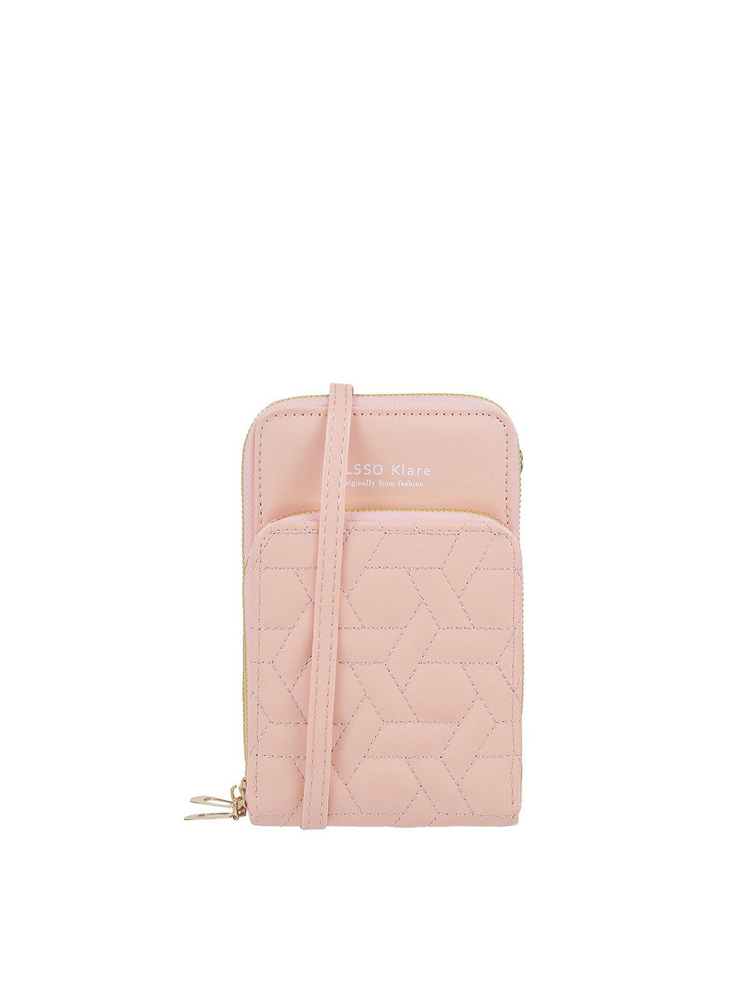 

WALKWAY by Metro Women Pink Textured Sling Bag