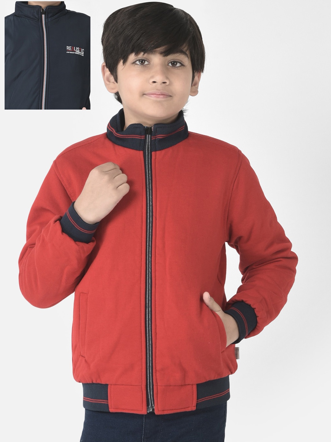 

Crimsoune Club Boys Lightweight Bomber Jacket, Navy blue
