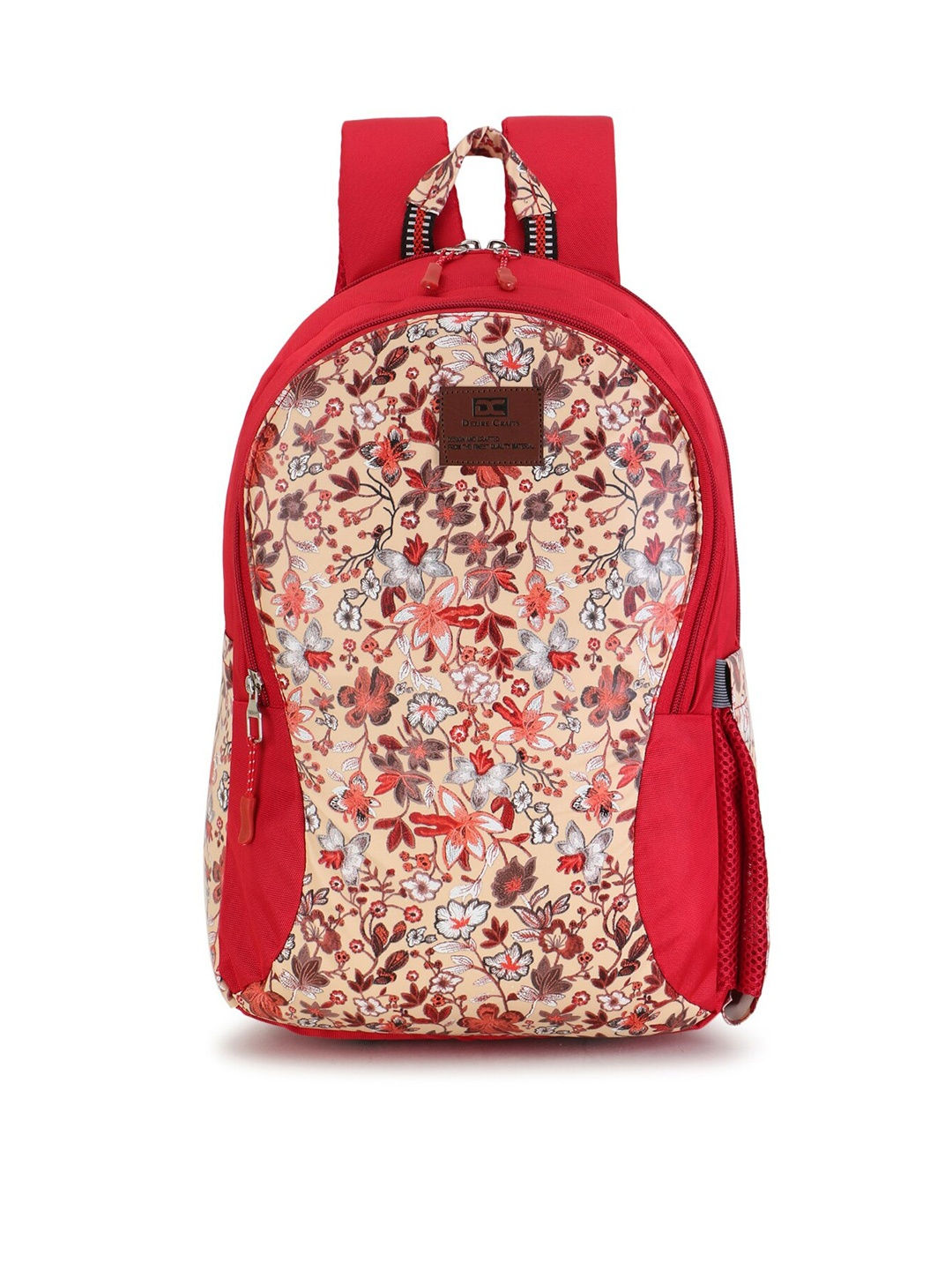 

Dezire Crafts Women Printed Backpack, Red