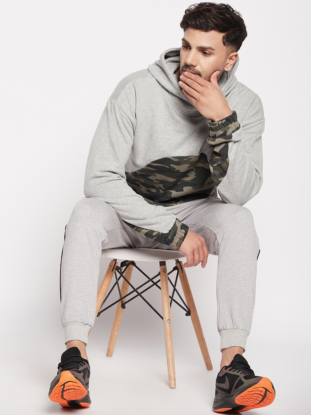 

FUGAZEE Men Pure Cotton Jogger, Grey