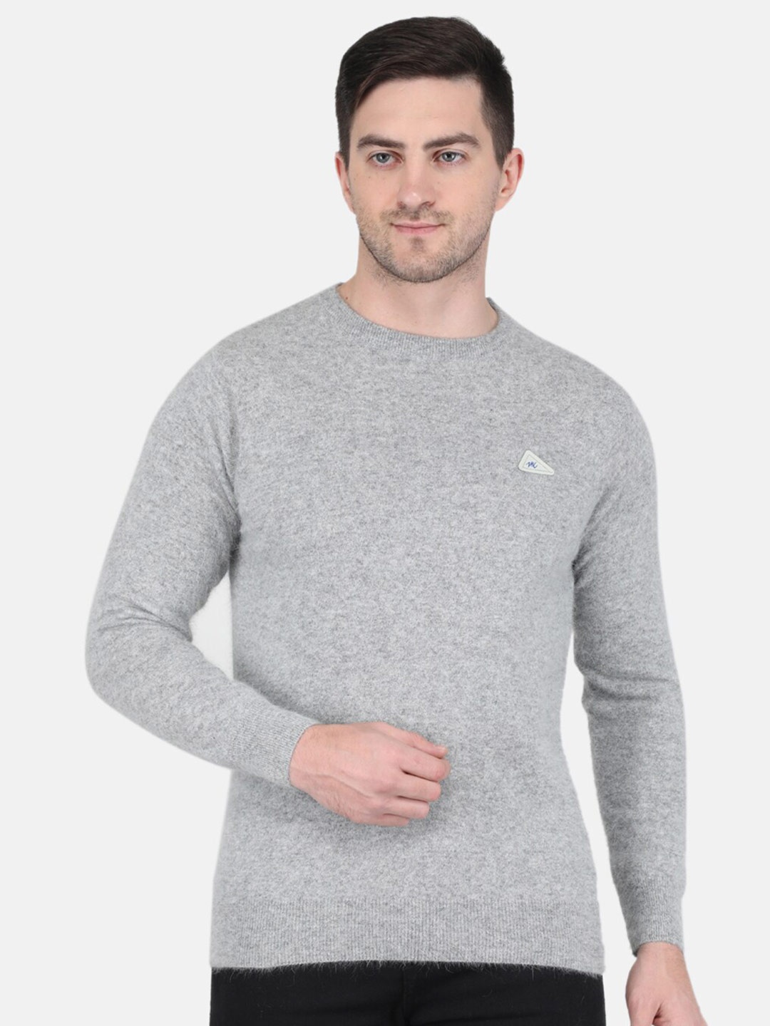 

Monte Carlo Men Woolen Pullover, Grey