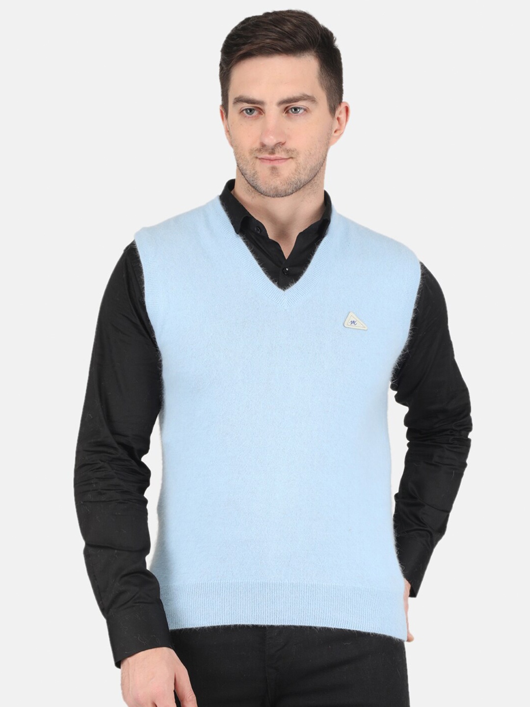 

Monte Carlo Sweater Vest V-Neck Ribbed Sweaters, Blue