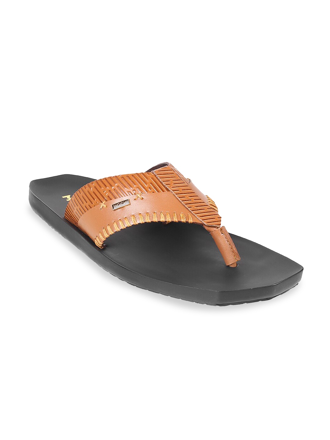 

Mochi Men Leather Comfort Sandals, Tan