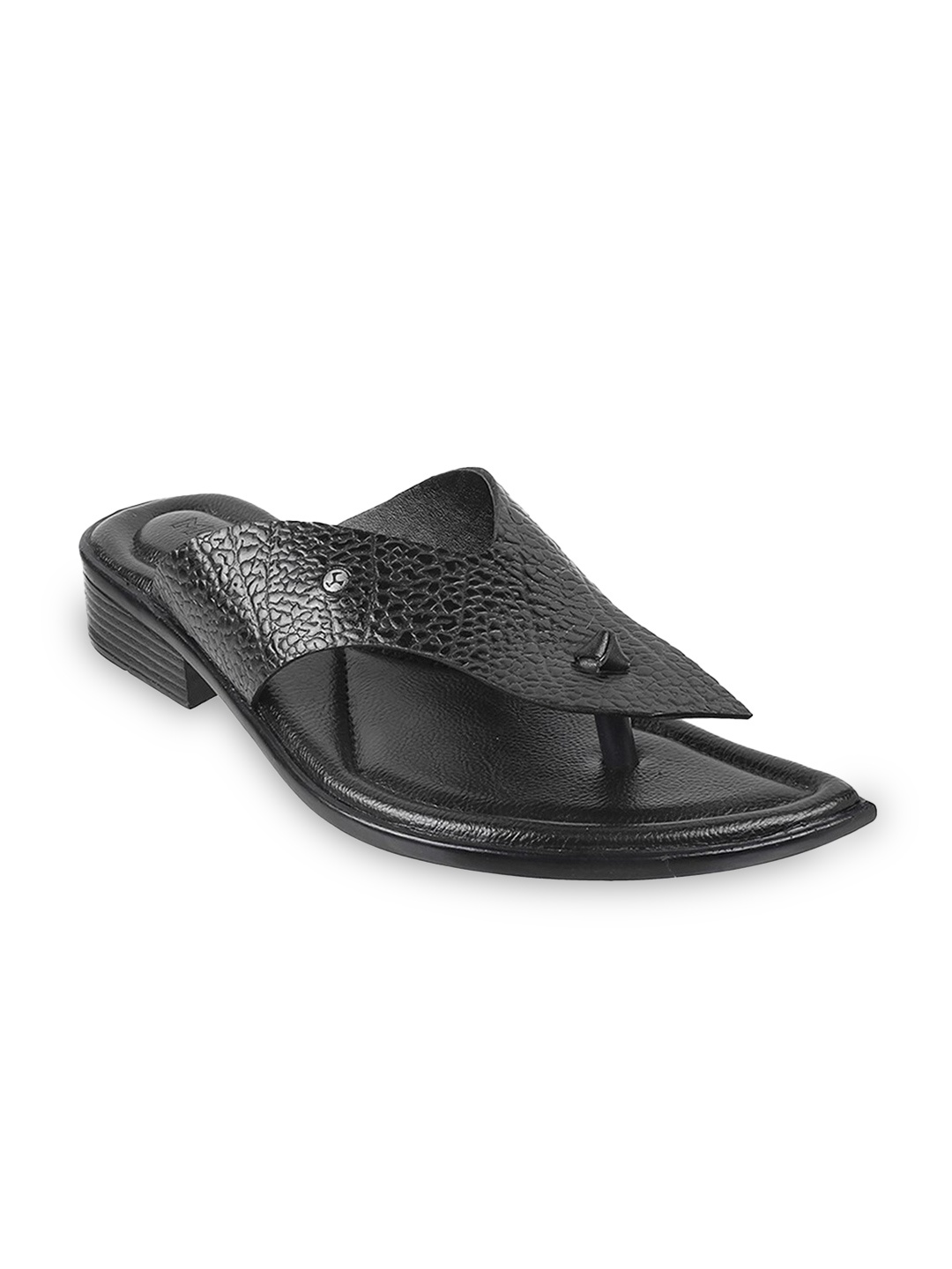 

Mochi Men Leather Comfort Sandals, Black