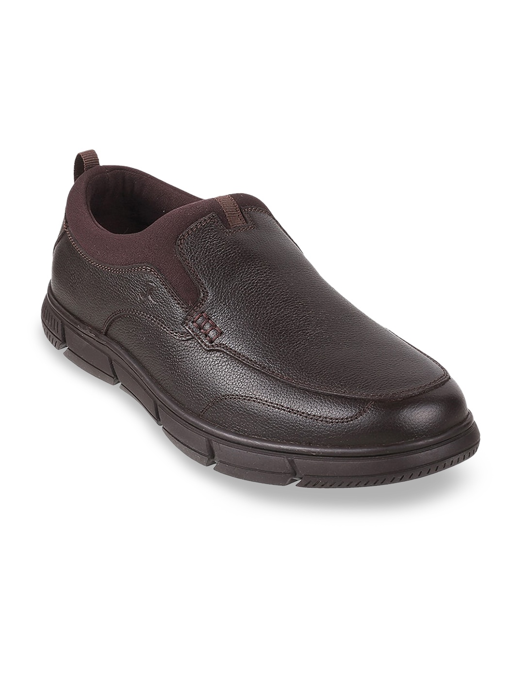 

Mochi Men Formal Slip-Ons Loafers, Brown