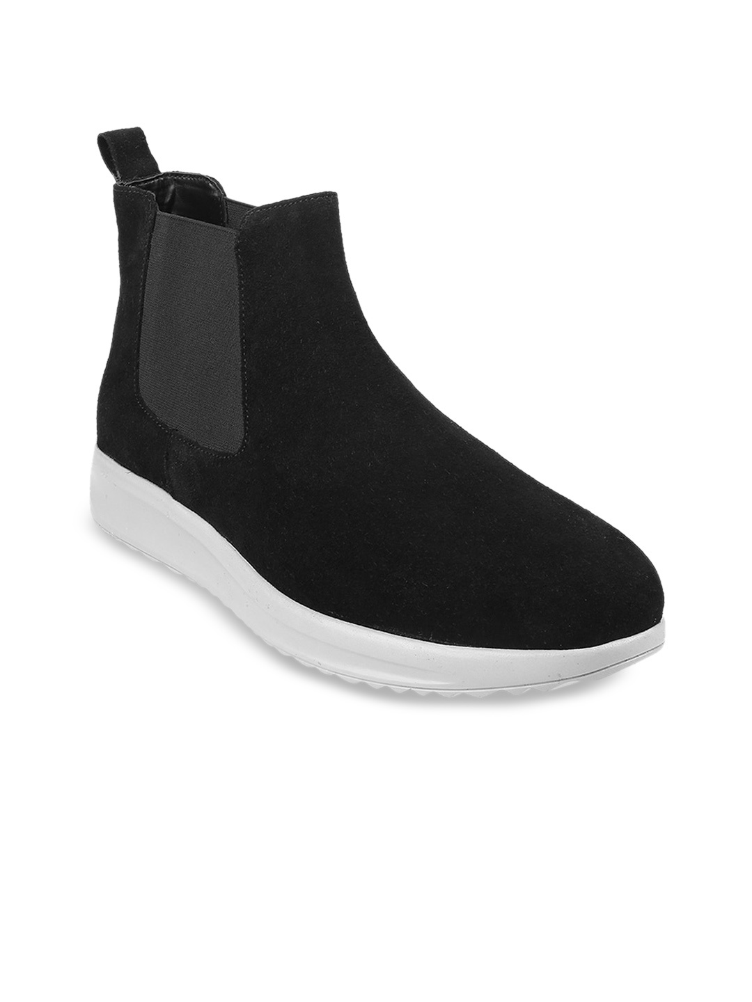 

Mochi Men Textured Chelsea Boots, Black