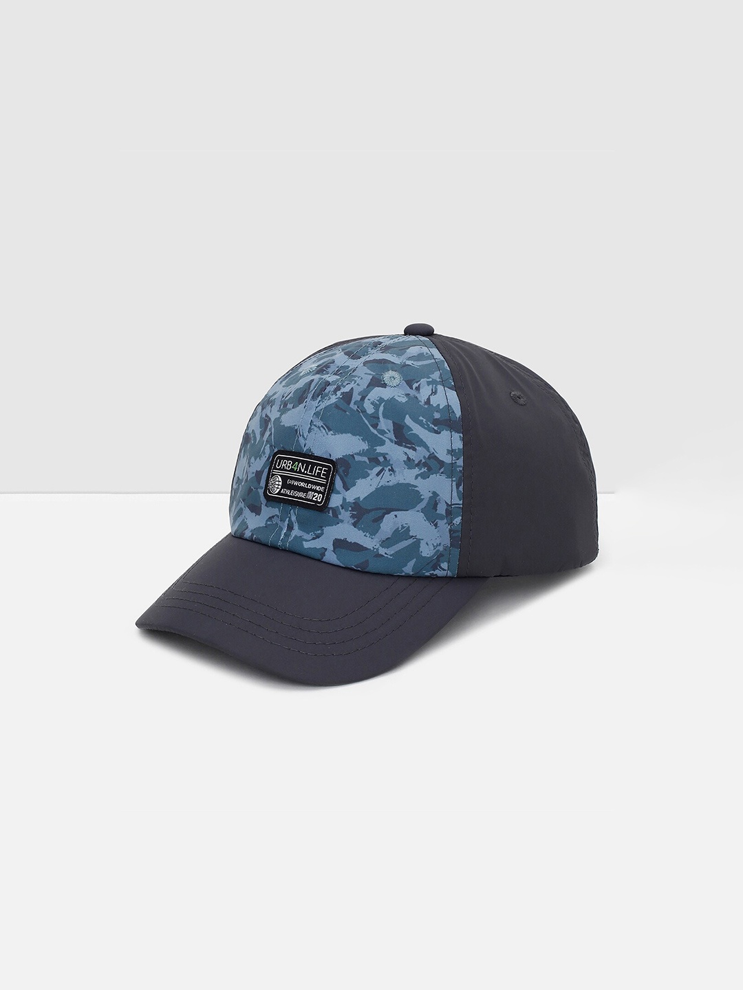 

max Men Printed Baseball Cap, Grey