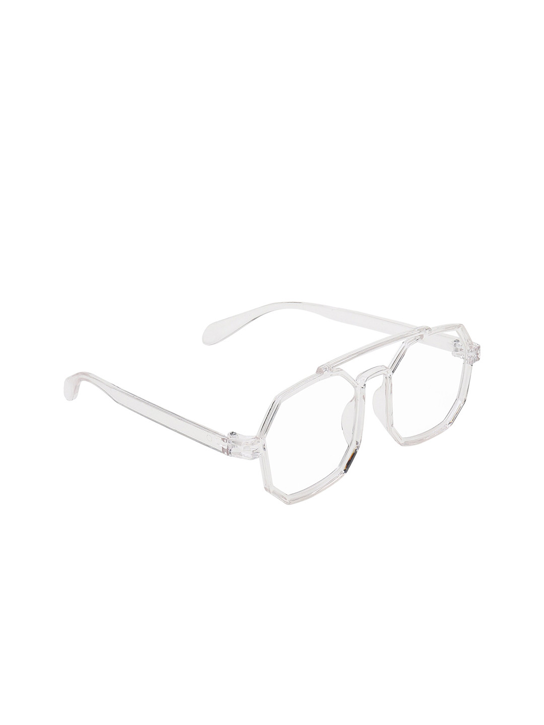 

SCAGLIA Unisex Clear Lens Sunglasses with UV Protected Lens, Transparent