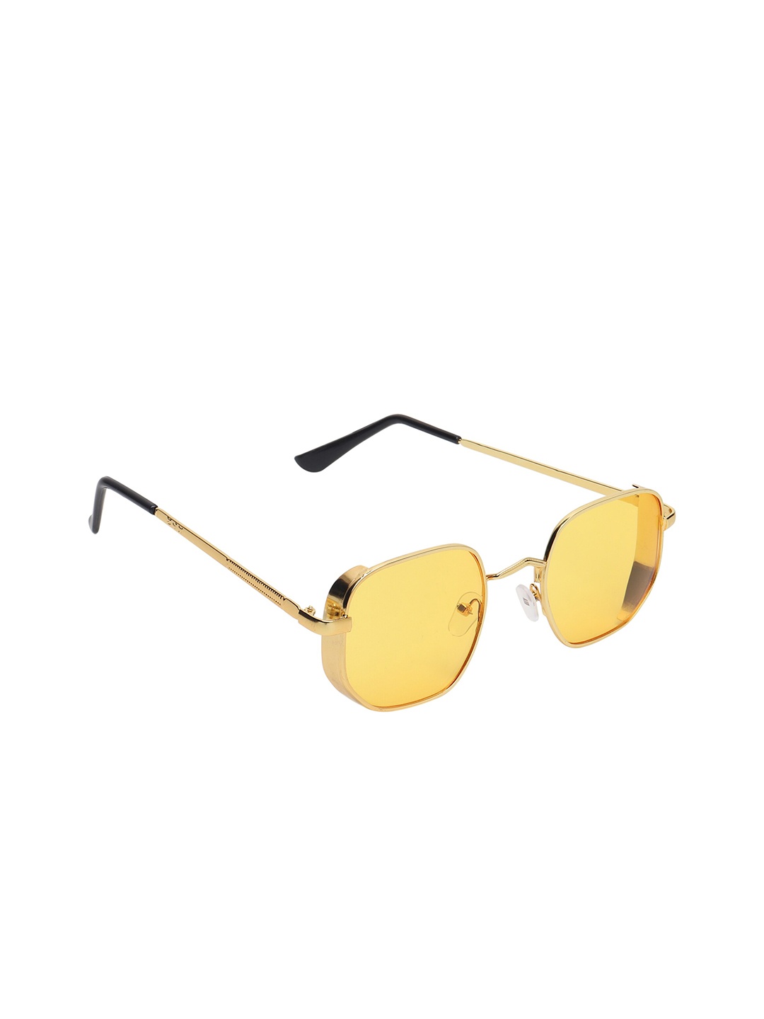 

SCAGLIA Unisex Other Sunglasses with UV Protected Lens SCG_GEO_G, Yellow
