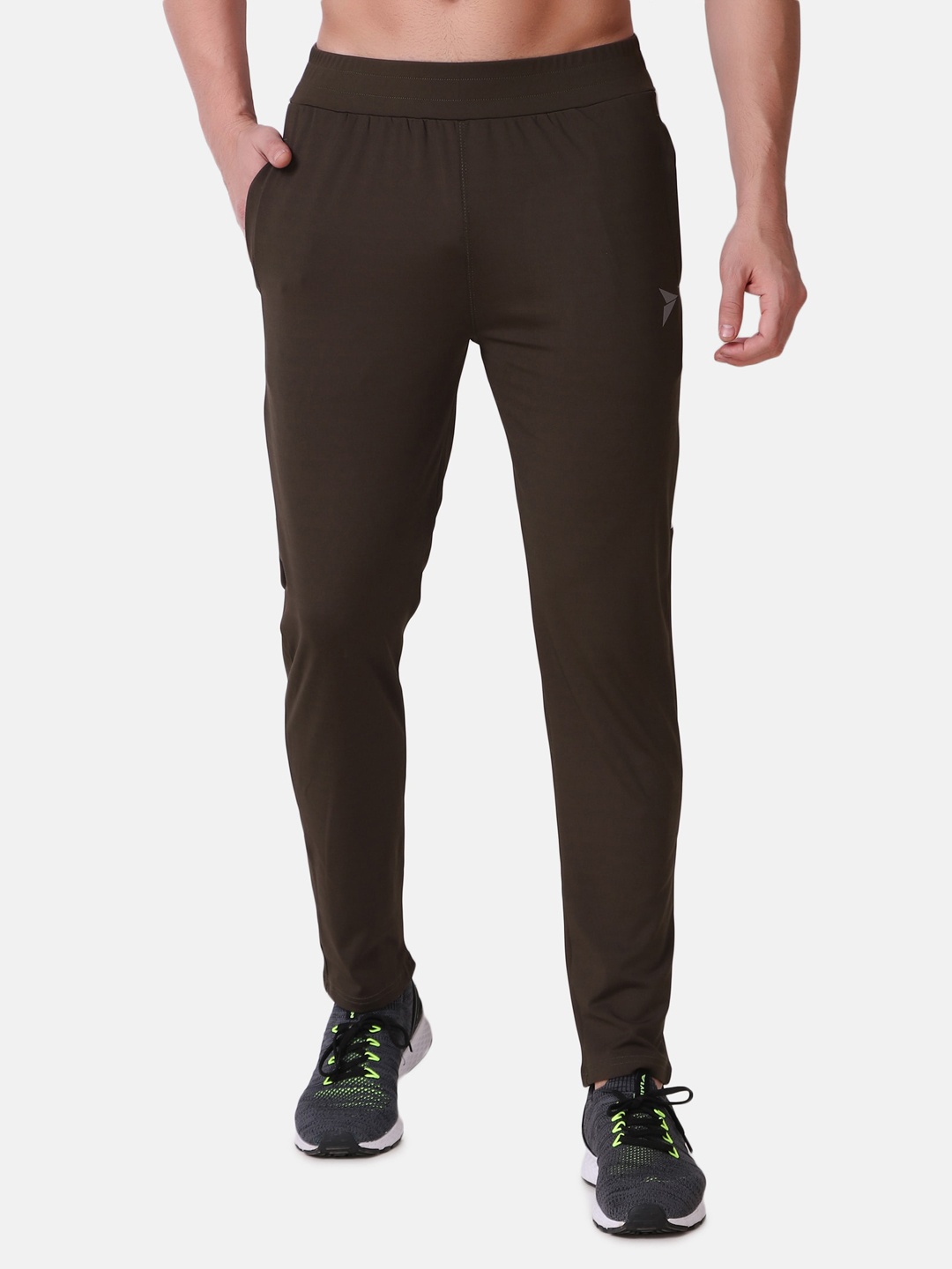 

FITINC Men Slim-Fit Track Pants, Olive