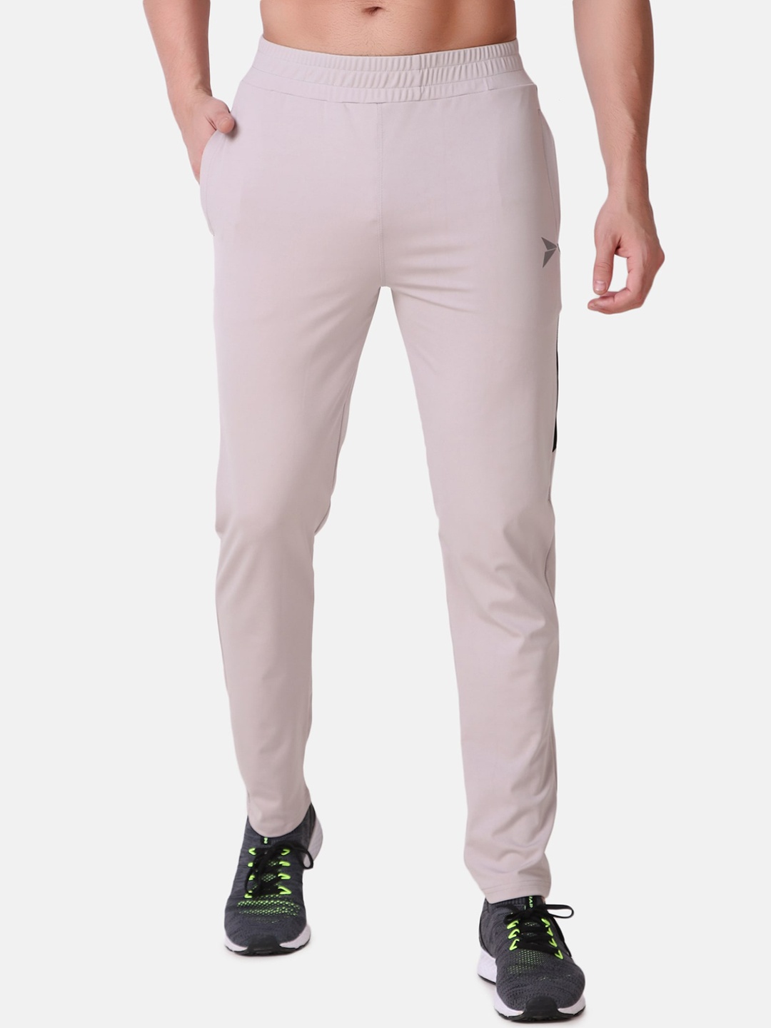 

FITINC Men AntiMicrobial Slim-Fit Track Pants, Grey