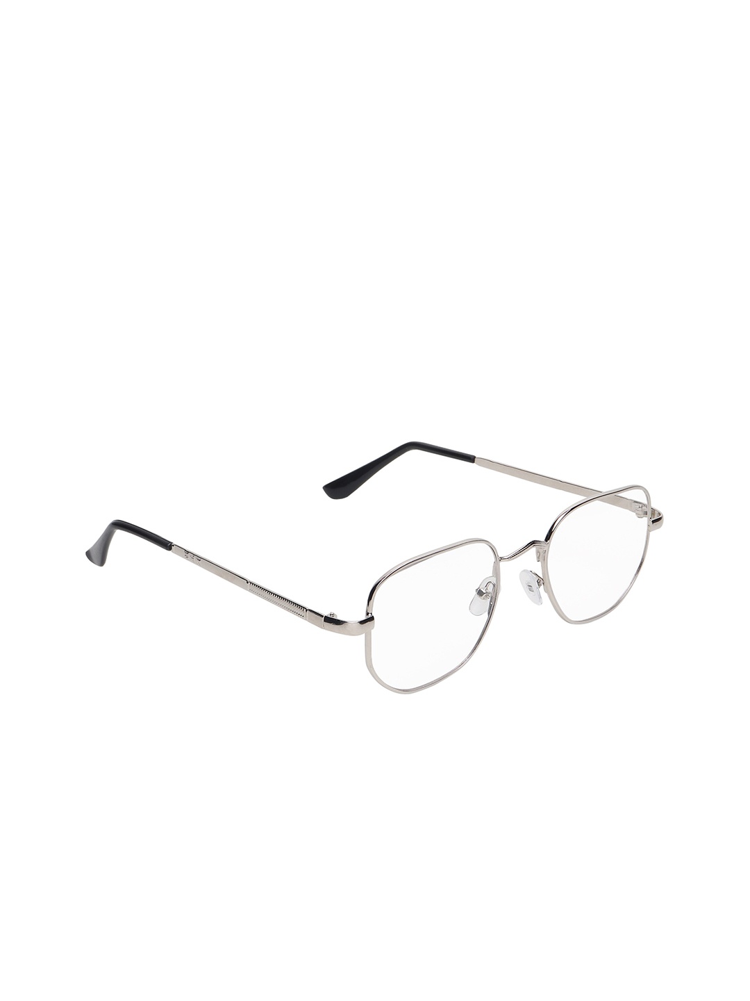 

ALIGATORR Unisex Lens & Other Sunglasses with UV Protected Lens AGR_HEXA_N, Silver
