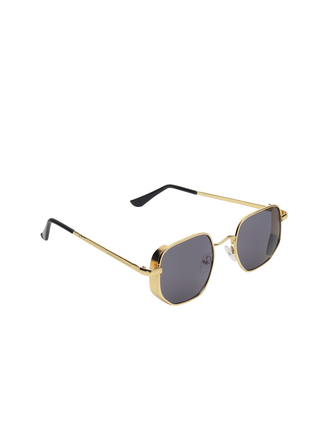 

GARTH Unisex Lens & Other Sunglasses with UV Protected Lens GEO_G-BLK_GRT, Black
