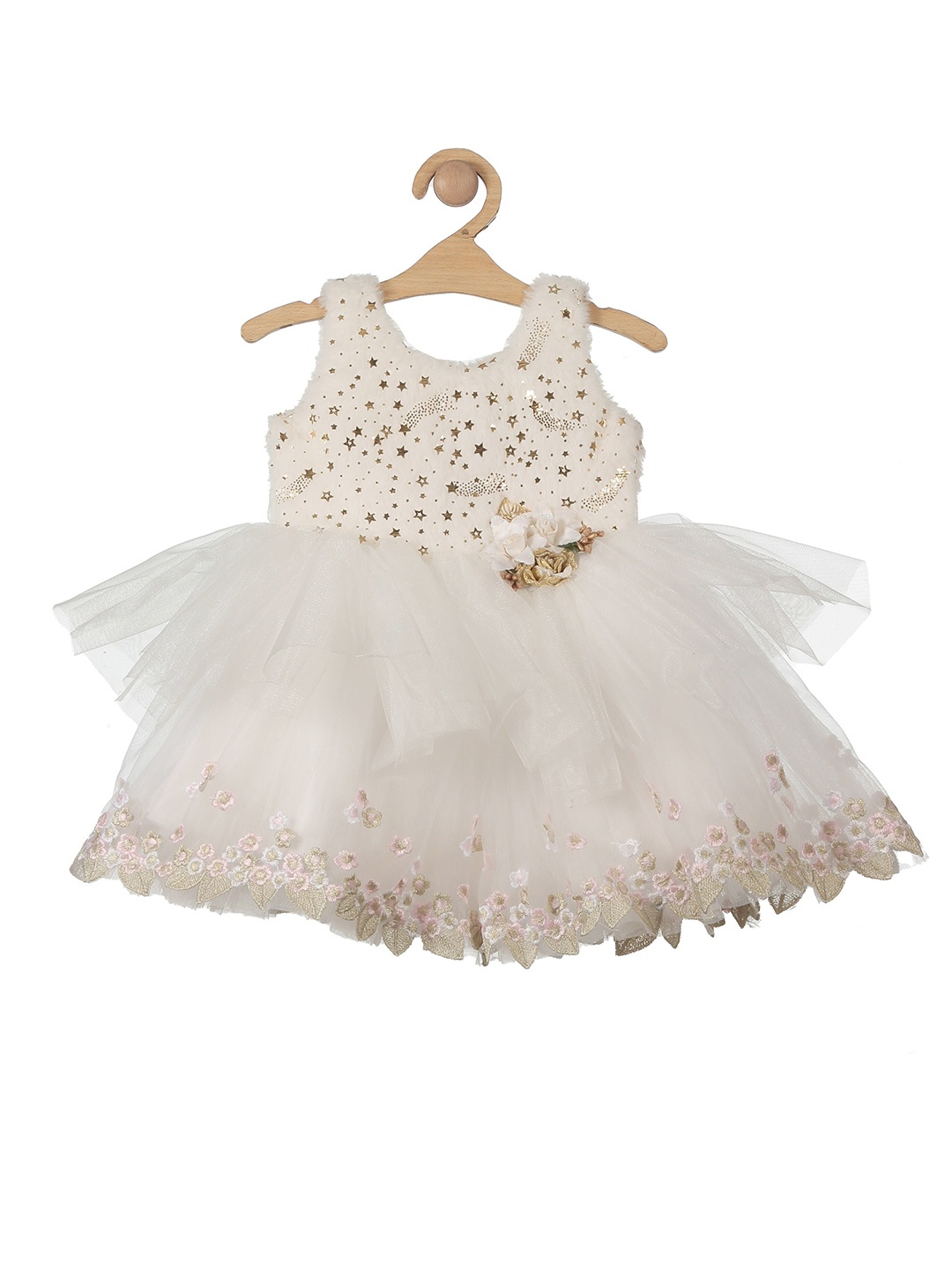 

Lil Lollipop Cotton Dress, White