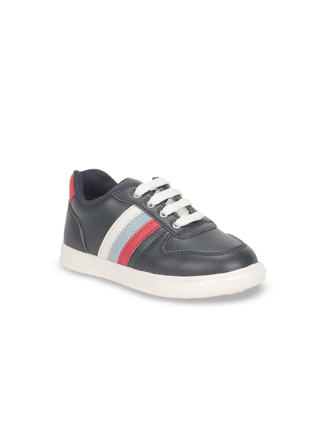 

Lil Lollipop Kids Striped Sneakers, Black