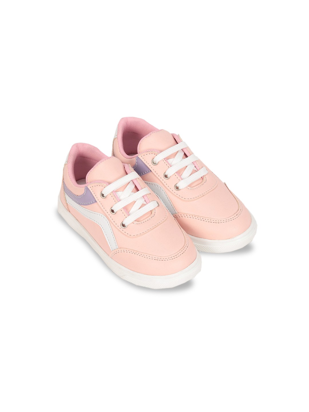 

Lil Lollipop Kids Colourblocked Sneakers, Pink