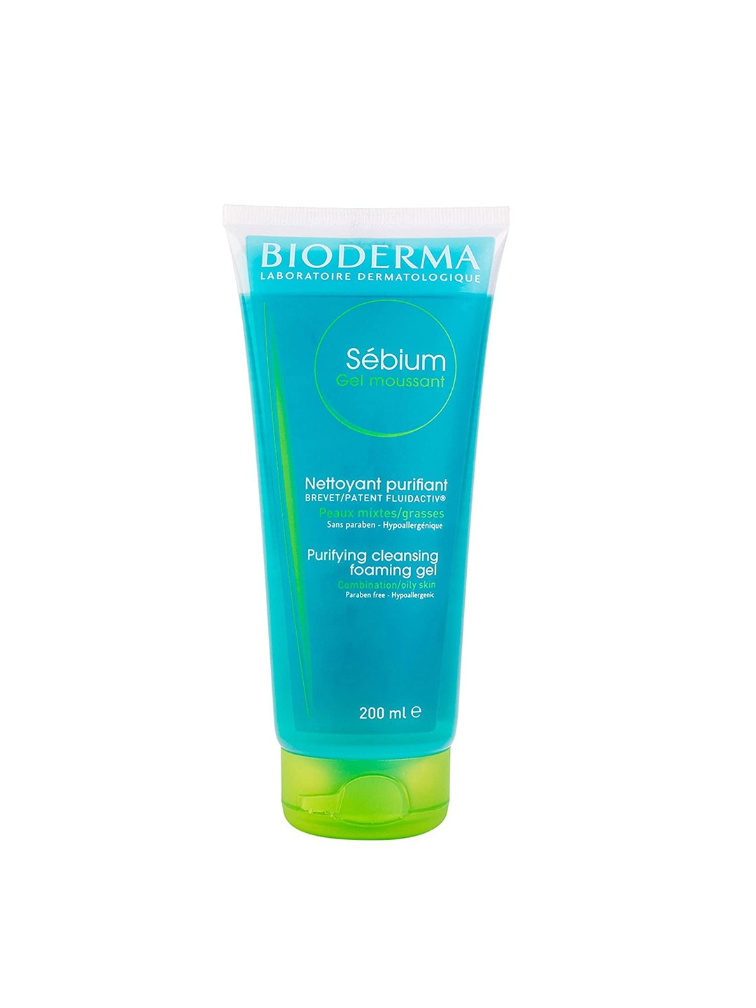 

BIODERMA Sebium Gel Moussant Face Wash for Combination/Oily Skin 200 ml, Blue