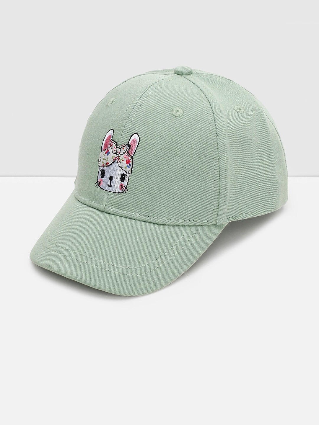 

max Girls Embroidered Cotton Baseball Cap, Blue