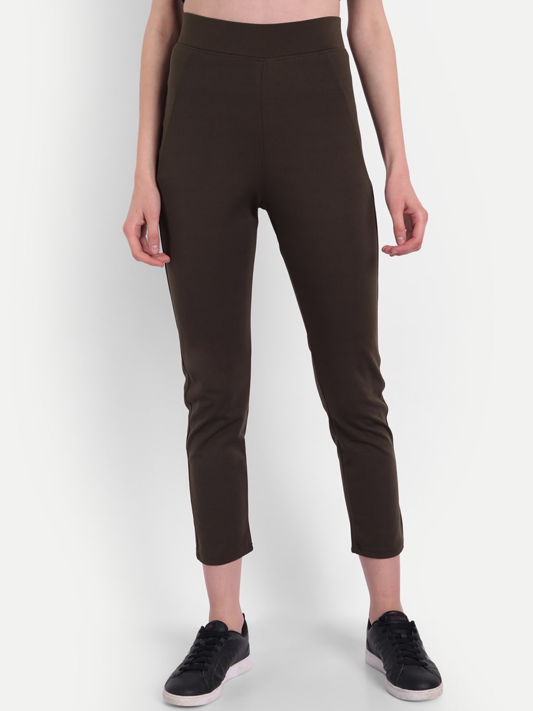 

BROADSTAR Women Slim Fit Track Pants, Olive