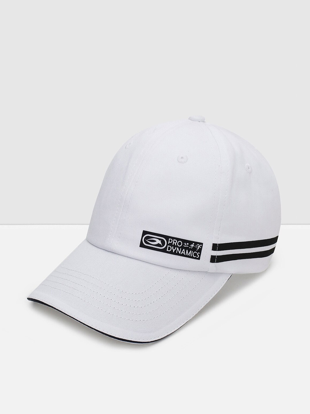 

max Women Printed Cotton Baseball Cap, White