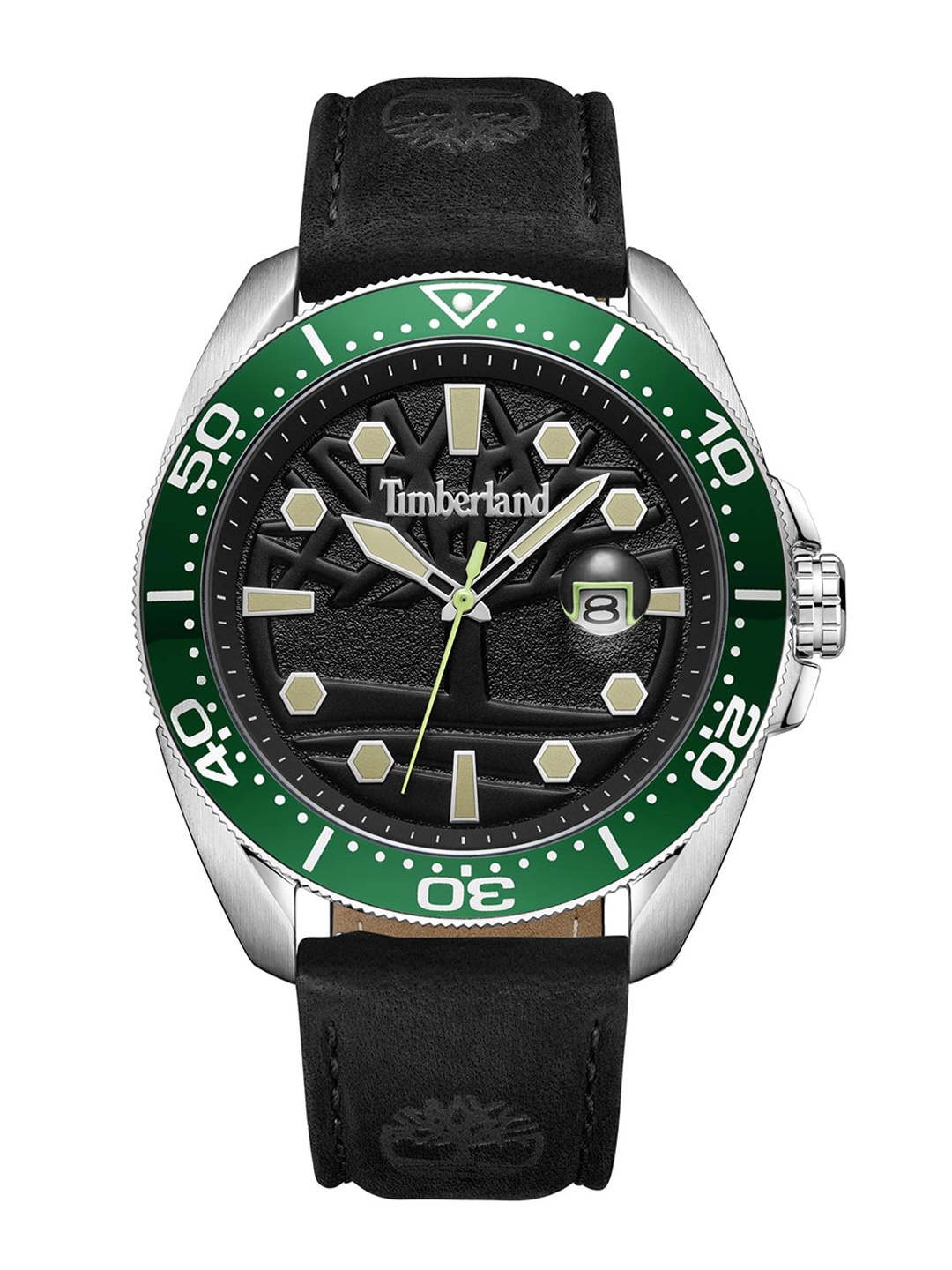 

Timberland Carrigan Men Leather Straps Analogue Watch TDWGB2230603, Black