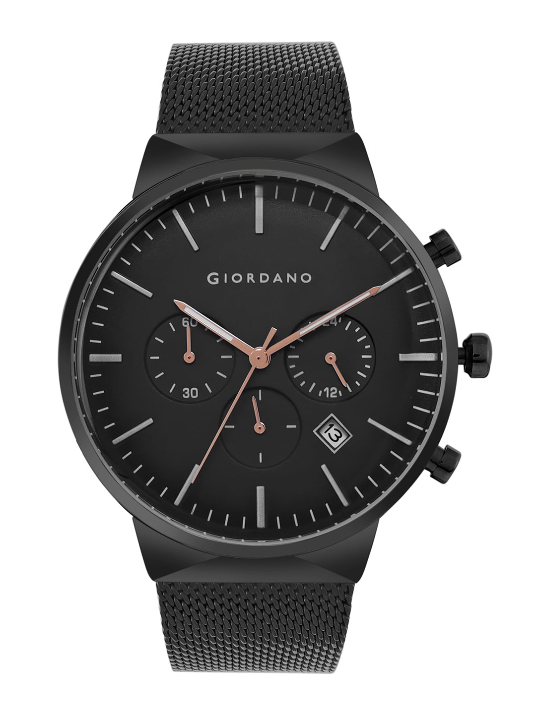 

GIORDANO Men Stylish Metal Analogue Watch GZ-50040-22, Black