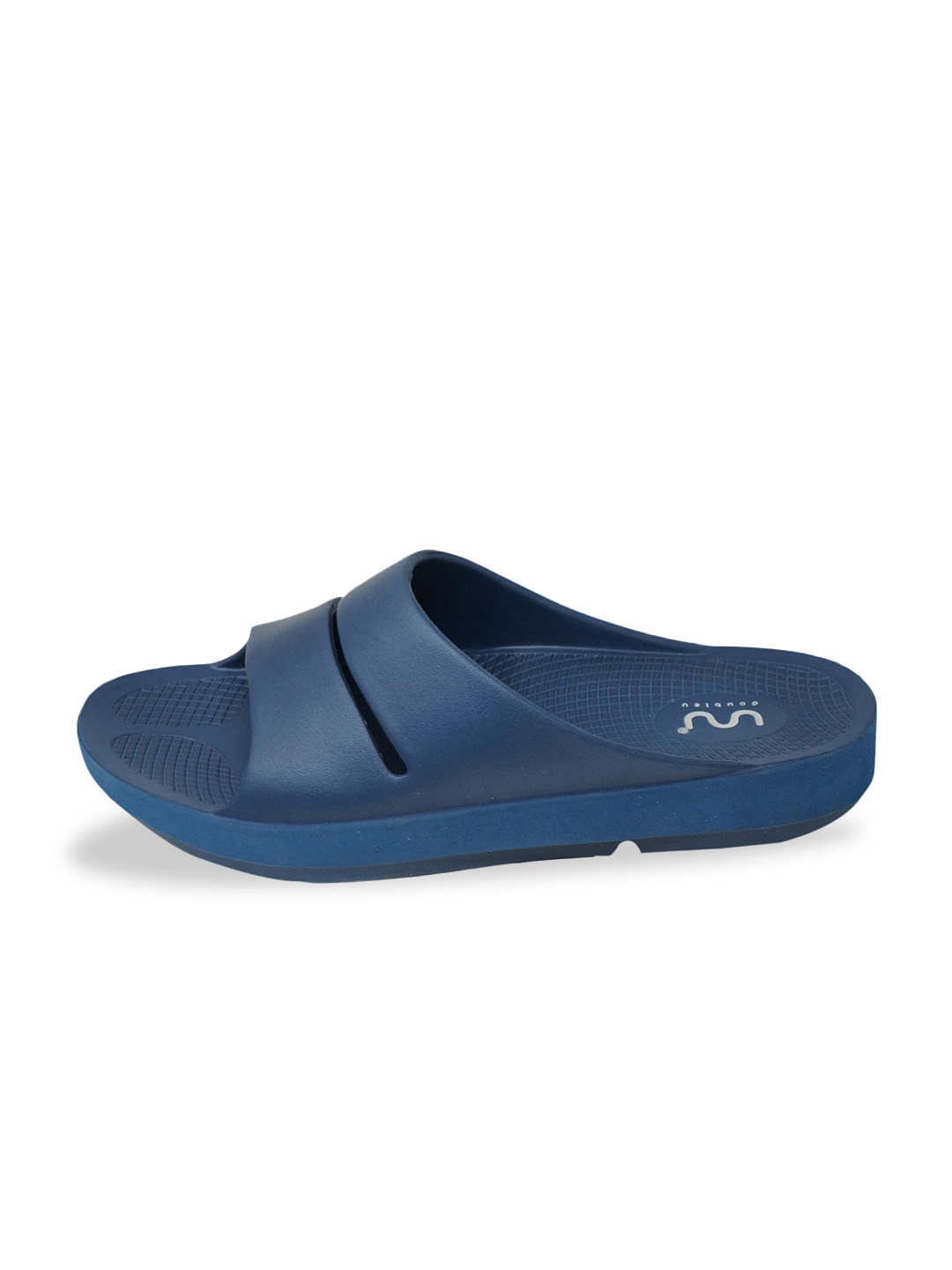 

Doubleu Men Light Weight EVA Sliders, Navy blue