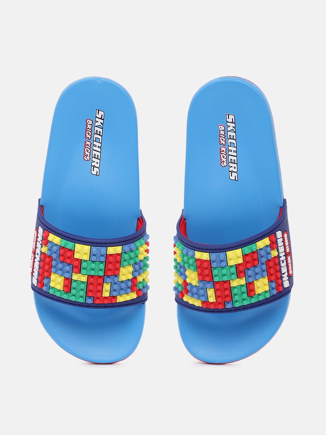 

Skechers Boys Multicoloured GAMBIX III SUNNY GLIDE Colourblocked Non-Marking Sliders, Multi