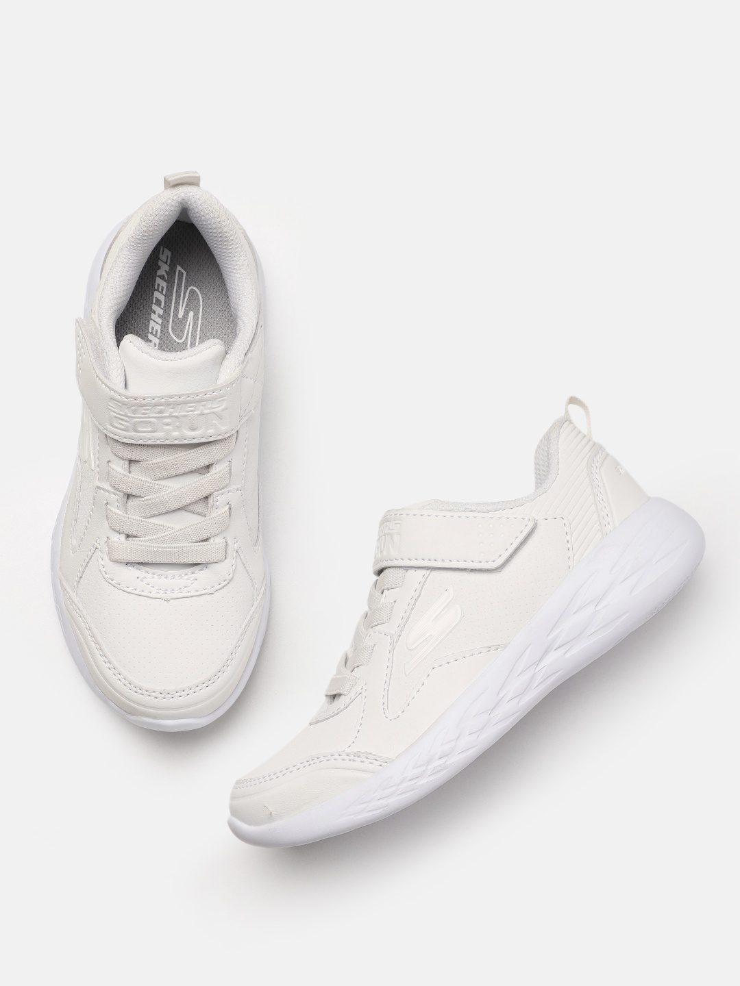 

Skechers Boys Memory Foam Slip-On Sneakers, White