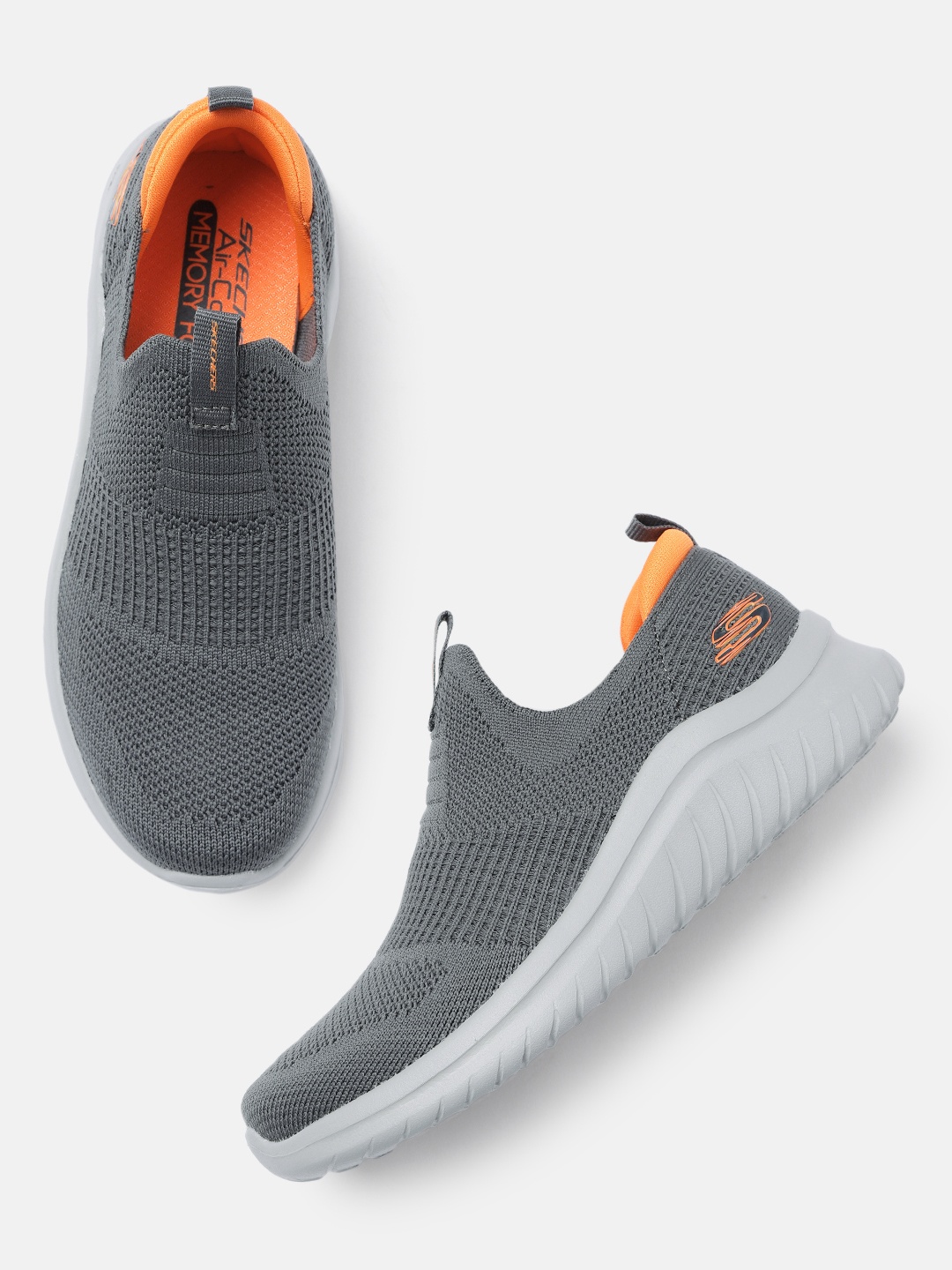 

Skechers Boys Slip-On Sneakers, Grey