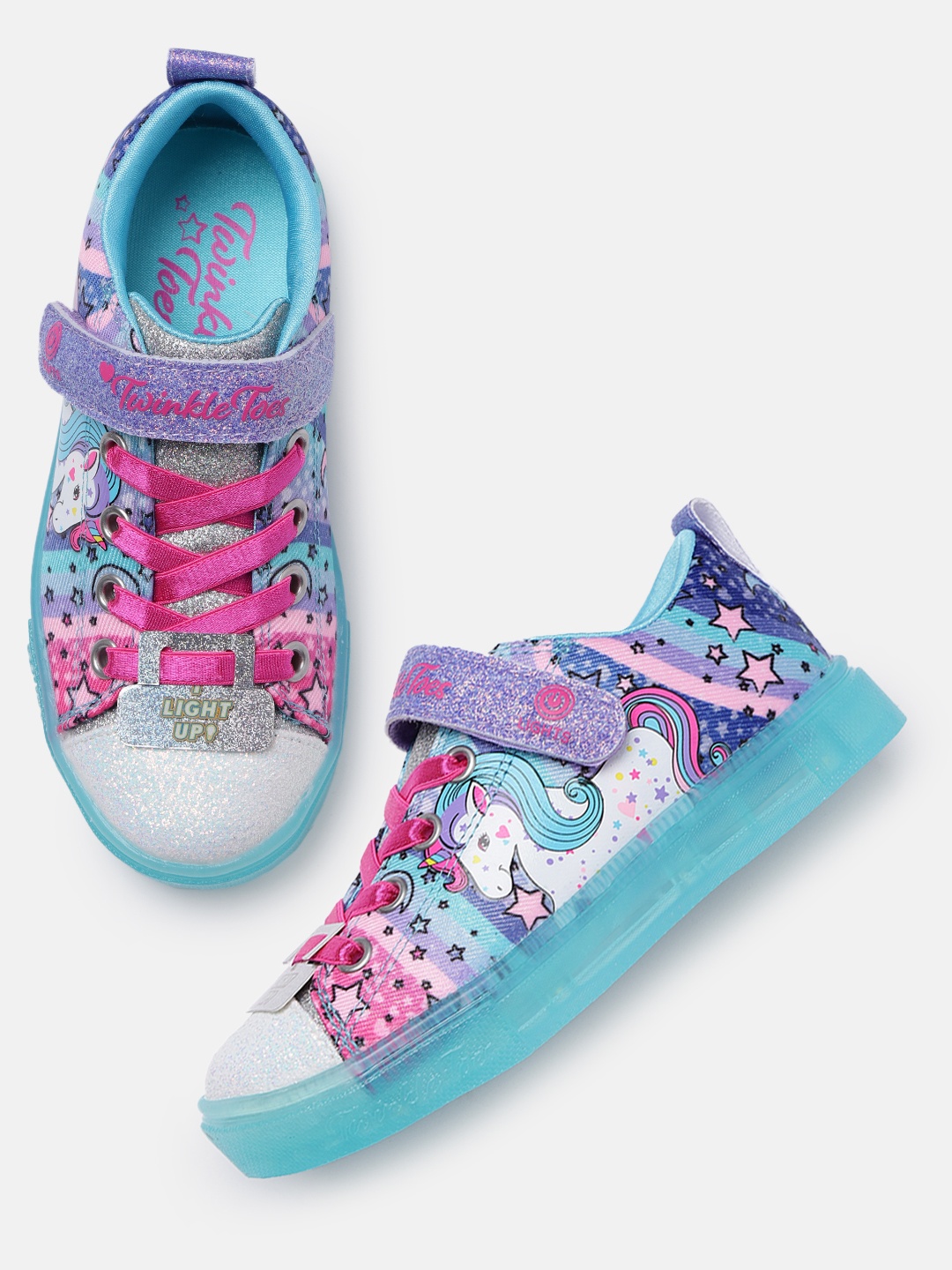 

Skechers Girls Twinkle Sparks Light Up Sneakers, Multi
