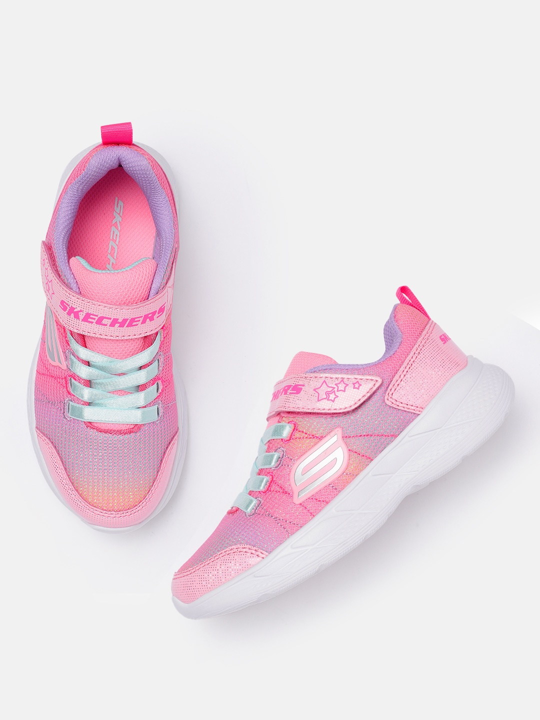

Skechers Girls LED Slip-On Sneakers, Pink